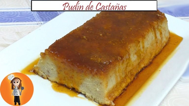 Receta de Pudin de castañas