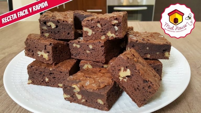 Receta de Brownie de chocolate fácil y rápido