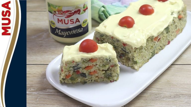 Receta de Pastel de arroz con verduras al horno