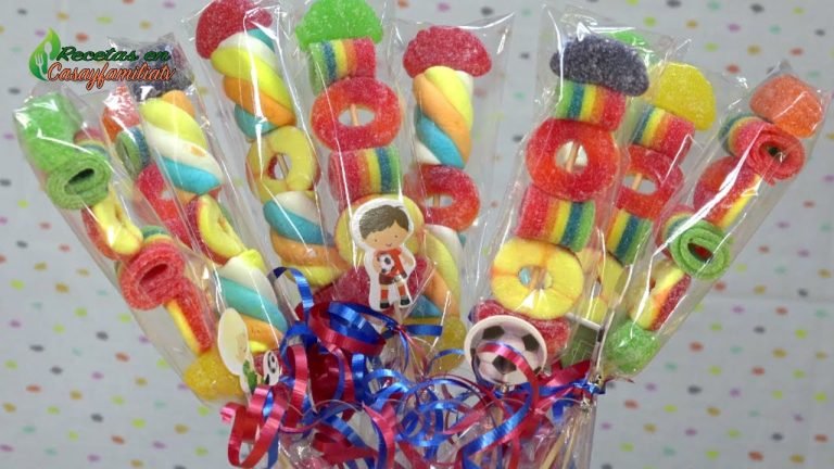 Receta de Pinchos dulces para niños