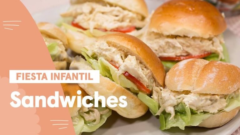 Receta de Sándwiches para fiestas infantiles