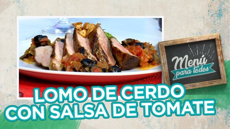 Receta de Lomo en salsa de tomate