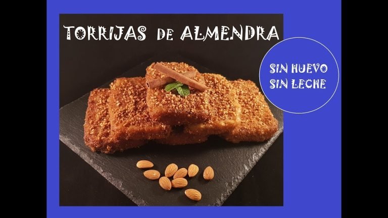 Receta de Torrejas de almendra