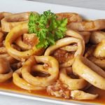 Receta de Camarones con tocino y queso