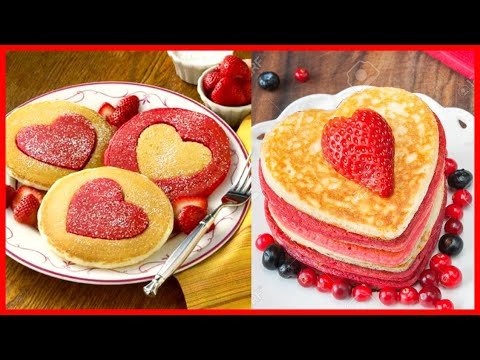 Receta de Tortitas americanas para San Valentín