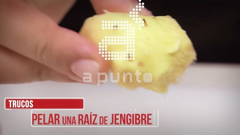 ¿El jengibre se pela?