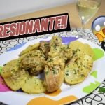 Receta de Pechuga de pollo rellena de jam&oacute;n y queso en salsa blanca