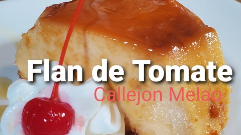 Receta de Flan de tomates