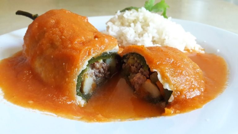 Receta de Chile relleno de picadillo