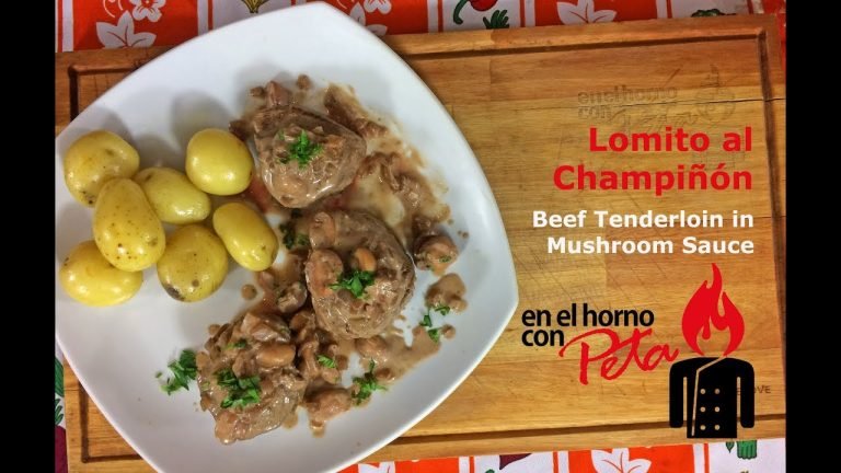Receta de Lomito al champiñon