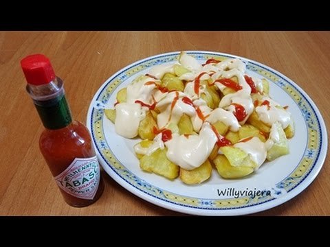 Receta de Patatas bravas con tabasco