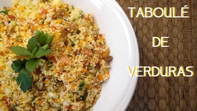 Receta de Tabulé de verduras crudas