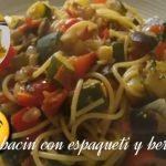 Receta de Tallarines mar y monte con nata.