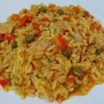 Receta de Arroz a la milanesa con salchichas 3 Receta de Arroz a la milanesa con salchichas