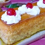 Receta de Peras con salsa de fresa
