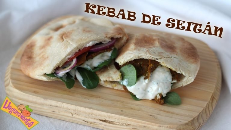 Receta de Kebab vegano con seitán