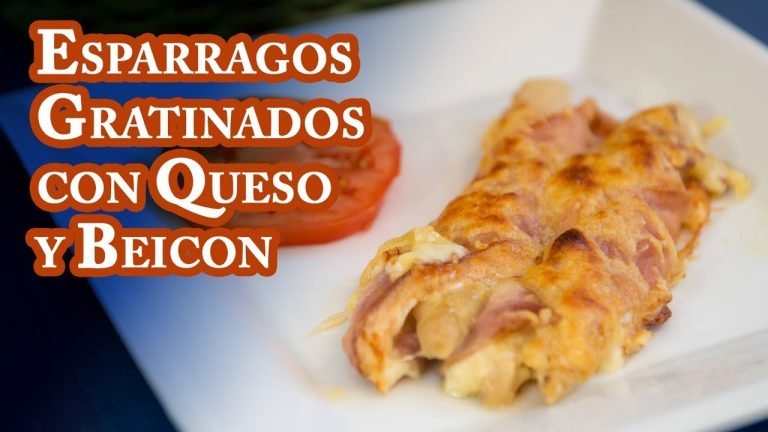 Receta de Espárragos gratinados con queso