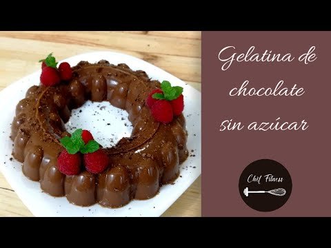 Receta de Gelatina de chocolate light