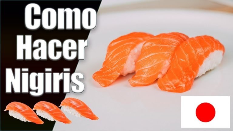 Receta de Nigiri de salmón