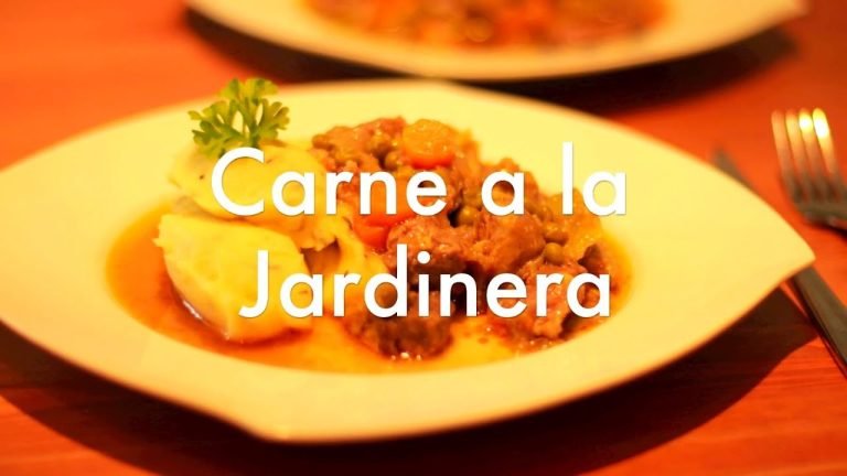 Receta de Carne a la jardinera