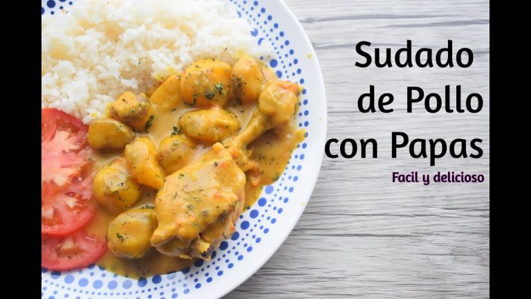 Receta de Pollo sudado con papas