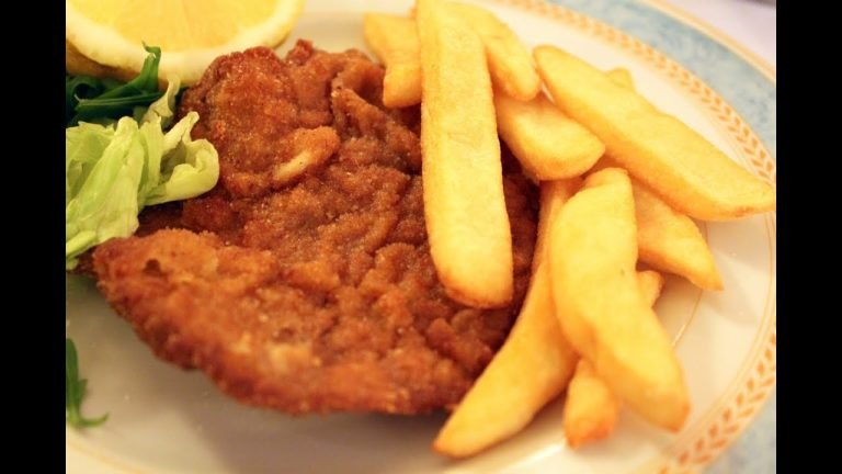 Receta de Milanesas de ternera con papas fritas