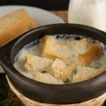 Receta de Sopa de papa y poro con jengibre