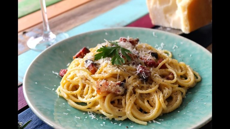 Receta de Pasta carbonara sin lactosa