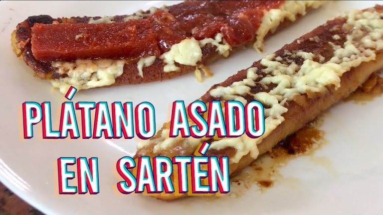 Receta de Plátano asado en sárten