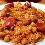 Receta de Alubias con verduras y pollo