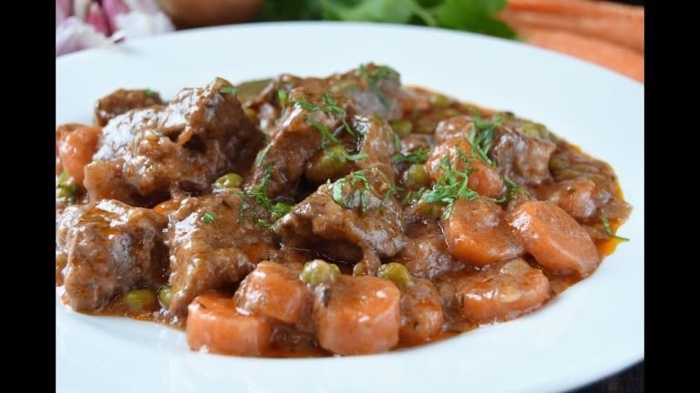 Receta de Ragú de vaca con verduras