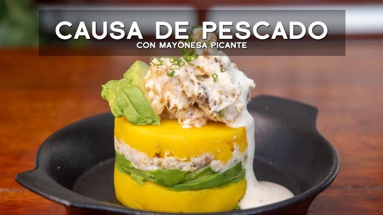 Receta de Causa Rellena con Pescado