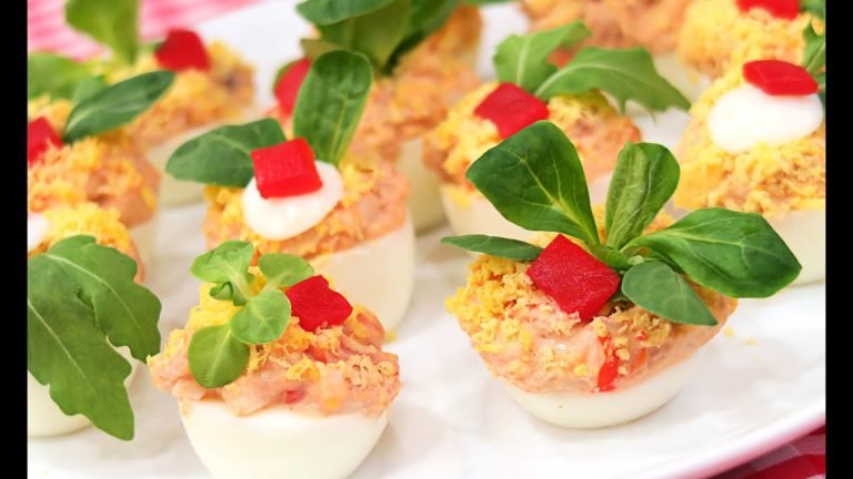 Receta de Huevos rellenos de atún y mayonesa