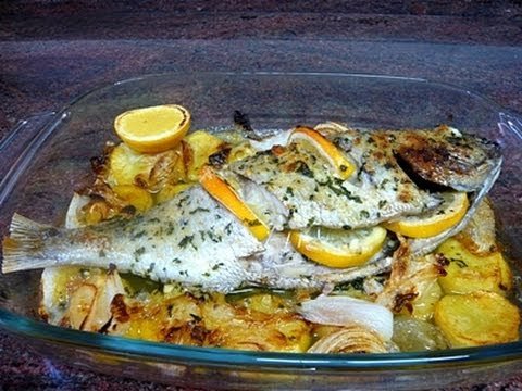 Receta de Besugo al horno español