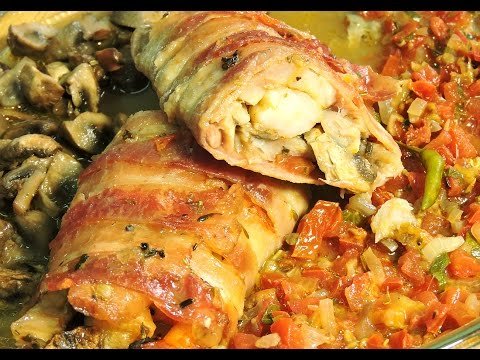 Receta de Filete relleno con tocino y morrón