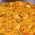 Receta de Salteado de pollo y carne con camarones