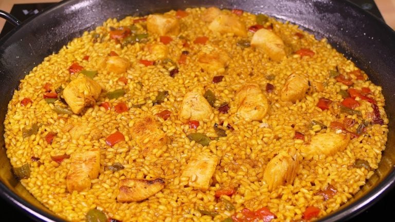 Receta de Pechuga de pollo al curry con arroz