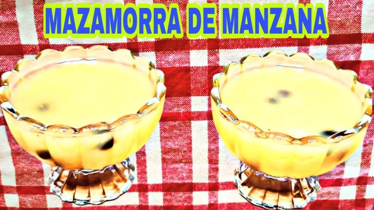 Receta de Mazamorra de manzana