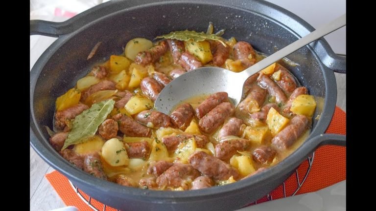 Receta de Salchichas guisadas con patatas