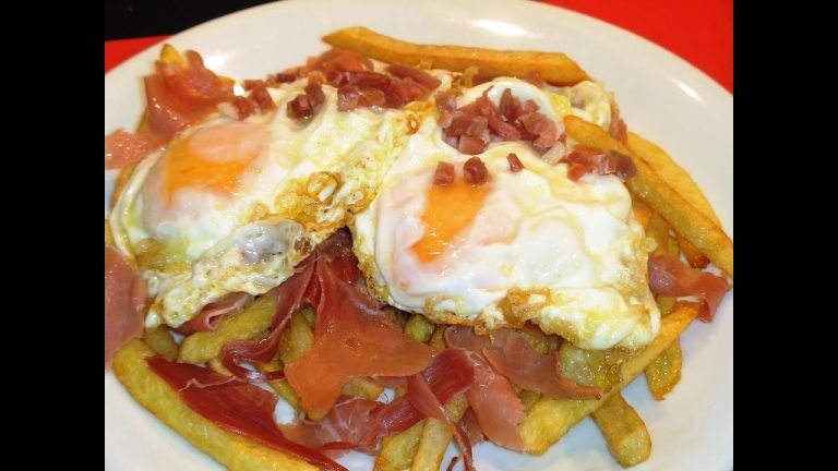 Receta de Huevos rotos con jamón