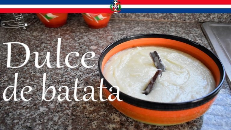 Receta de Dulce de batata dominicano