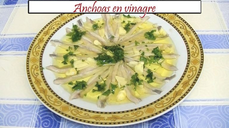 Receta de Anchoa vinagreta