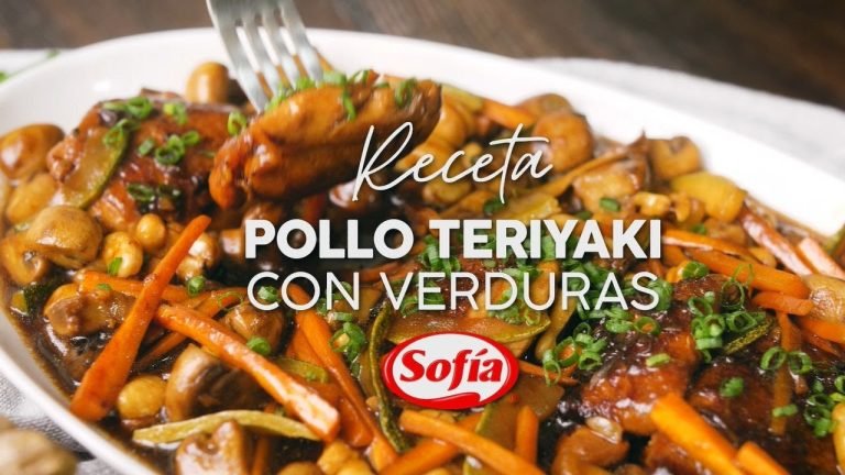 Receta de Pollo teriyaki con verduras