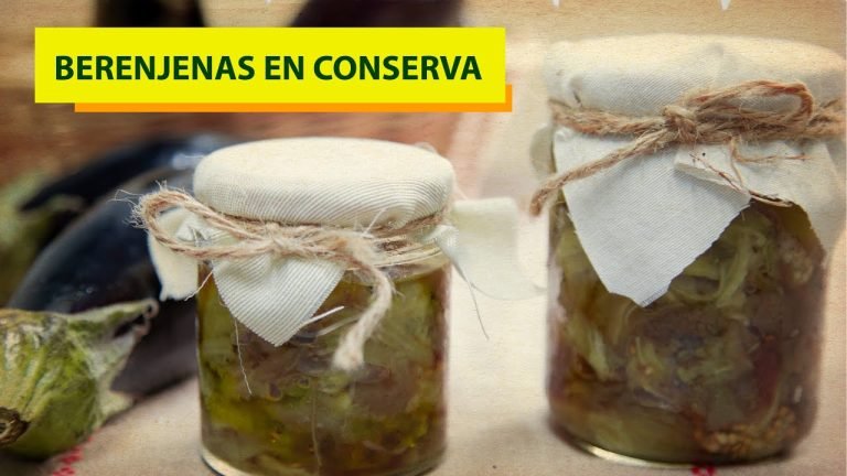 Receta de Berenjenas en conserva