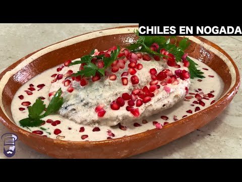 Receta de Chiles en nogada estilo Puebla