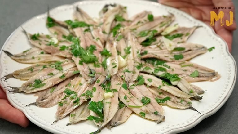 Receta de Boquerones en vinagre con ajo y perejil