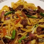 Receta de Espaguetis con verduras y soja