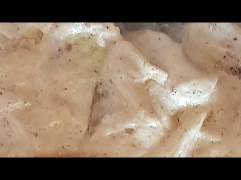 Receta de Pechuga de pollo a la pimienta con nata