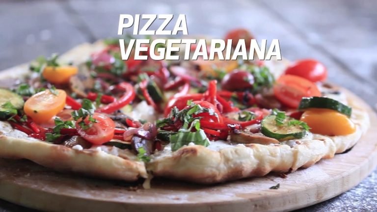 Receta de Pizza vegetariana casera