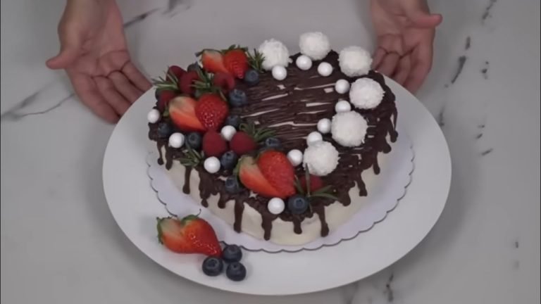 Receta de Tarta rellena de San Valentín